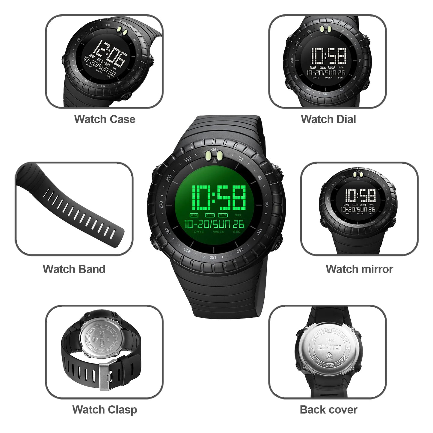 Digital Military Style SKMEI Watch