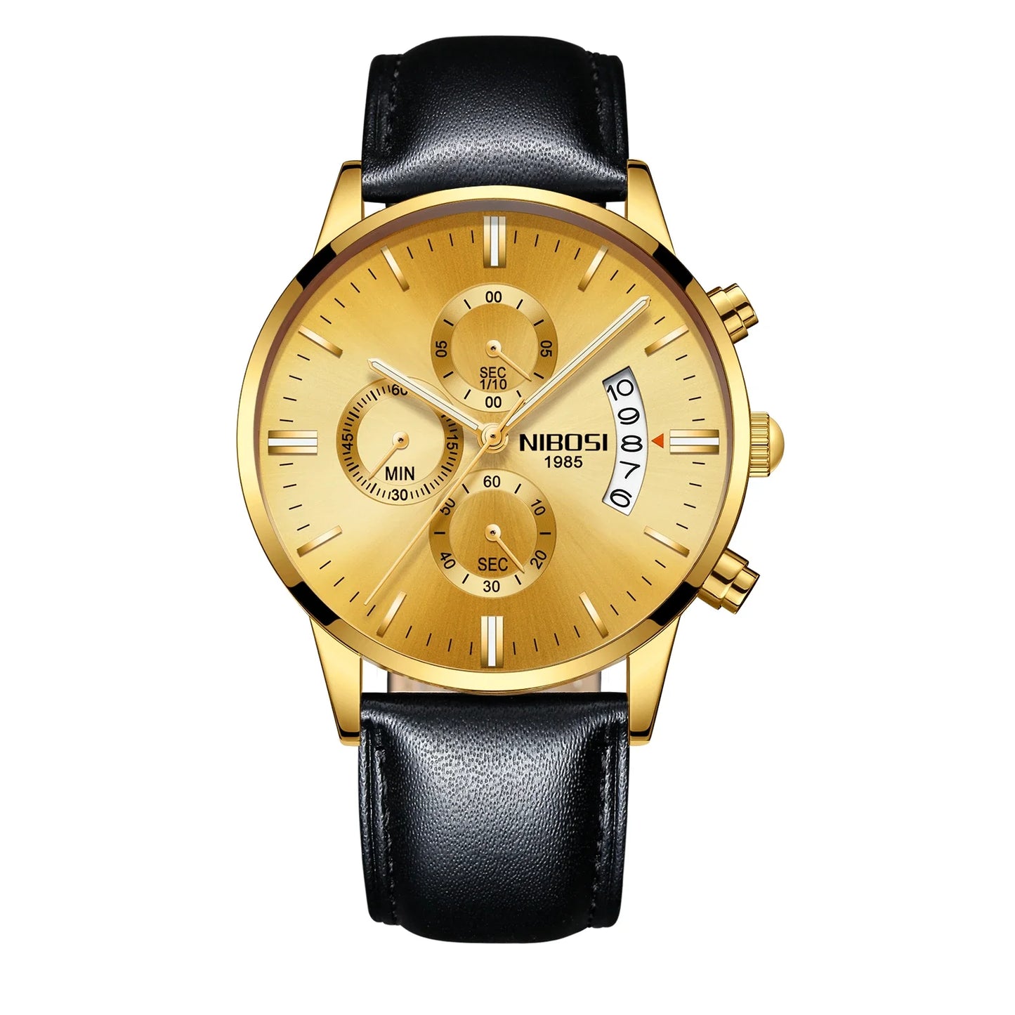 NIBOSI Luxury Dress Watch Military Quartz